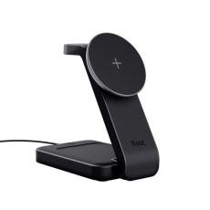 TRUST Bezdrátová nabíječka 3v1 Viro, pro IPhone, Apple Watch a Airpods, černá TRUST Bezdrátová nabíječka 3v1 Viro, pro IPhone, Apple Watch a Airpods, černá