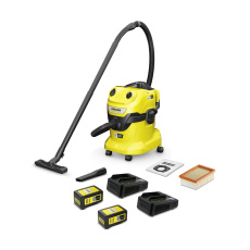 Kärcher WD 4-18 Dual Battery Set V-20/22 AKU vysavač na mokro-suché nečistoty Kärcher WD 4-18 Dual Battery Set V-20/22 AKU vysavač na mokro-suché nečistoty