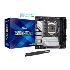ASRock MB Sc LGA1200 Z590M-ITX/AX, Intel Z590, 2xDDR4, 1xDP, 1xHDMI, WI-FI, mini-ITX ASRock MB Sc LGA1200 Z590M-ITX/AX, Intel Z590, 2xDDR4, 1xDP, 1xHDMI, WI-FI, mini-ITX