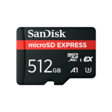 SanDisk micro SDXC karta 512GB Express (880/650 MB/s, A1, UHS-I, U3) SanDisk micro SDXC karta 512GB Express (880/650 MB/s, A1, UHS-I, U3)