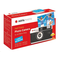 AgfaPhoto Half Frame Photo Camera 35mm black AgfaPhoto Half Frame Photo Camera 35mm black