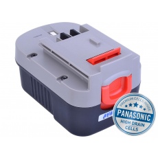 AVACOM baterie pro BLACK & DECKER A144, A1714 Ni-MH 14,4V 3000mAh, články PANASONIC AVACOM baterie pro BLACK & DECKER A144, A1714 Ni-MH 14,4V 3000mAh, články PANASONIC