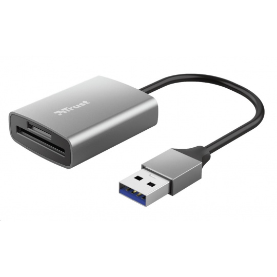 TRUST čtečka paměťových karet DALYX Fast, externí, USB 3.2, 8cm