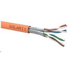 Instalační kabel Solarix SSTP, Cat7, drát, LSOH, cívka 500m SXKD-7-SSTP-LSOH Instalační kabel Solarix SSTP, Cat7, drát, LSOH, cívka 500m SXKD-7-SSTP-LSOH