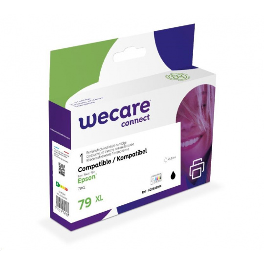 WECARE ARMOR cartridge pro Epson WorkForce Pro WF-5110, 5190, 5620, 5690 (C13T79014010), černá/black, 45,5ml, 2600str