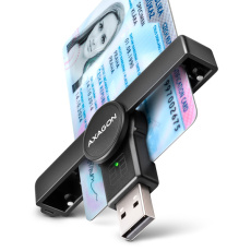 AXAGON CRE-SMPA, USB-A PocketReader čtečka kontaktních karet Smart card (eObčanka) AXAGON CRE-SMPA, USB-A PocketReader čtečka kontaktních karet Smart card (eObčanka)