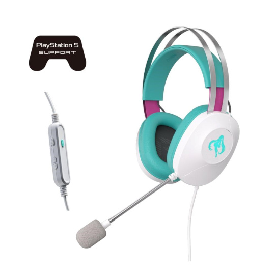 ASUS sluchátka TUF Gaming H1 GEN II Hatsune Miku Edition, Drátový herní Headset ASUS sluchátka TUF Gaming H1 GEN II Hatsune Miku Edition, Drátový herní Headset