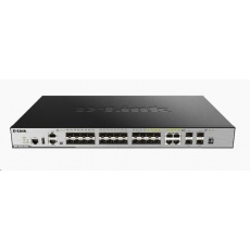 D-Link DGS-3630-28SC/SI xStack SFP L3 Stackable Managed Gigabit Switch, 20x SFP, 4x gigabit RJ45/SFP, 4x 10GE SFP+ D-Link DGS-3630-28SC/SI xStack SFP L3 Stackable Managed Gigabit Switch, 20x SFP, 4x gigabit RJ45/SFP, 4x 10GE SFP+