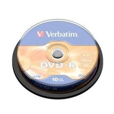 VERBATIM DVD-R(10-Pack)Spindle/General Retail/16x/4.7GB