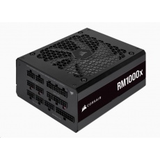 CORSAIR zdroj, RM1000x-80 PLUS Gold (ATX, 1000W, Modular), model 2021