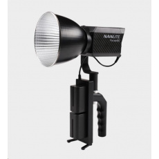 Nanlite Nanltie Forza 60B s držákem baterií a Bowens adaptérem Nanlite Nanltie Forza 60B s držákem baterií a Bowens adaptérem