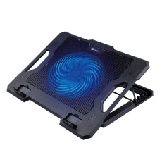 C-TECH chladící podložka pod NTB CLP-S100, Až 17", 1x 140mm, 2x USB, modré podsvícení C-TECH chladící podložka pod NTB CLP-S100, Až 17", 1x 140mm, 2x USB, modré podsvícení