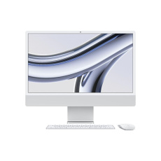 APPLE 24-inch iMac with Retina 4.5K display: M3 chip with 8-core CPU and 8-core GPU, 256GB SSD - Silver APPLE 24-inch iMac with Retina 4.5K display: M3 chip with 8-core CPU and 8-core GPU, 256GB SSD - Silver