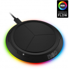 CONNECT IT bezdrátová nabíječka NEO QiRGB, herní, 10 W, černá CONNECT IT bezdrátová nabíječka NEO QiRGB, herní, 10 W, černá