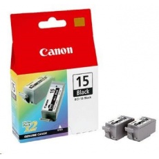 Canon CARTRIDGE BCI-15BK černá TWIN-PACK pro i70, i80, iP90, Bubble Jet i70, i80 (390 str.) Canon CARTRIDGE BCI-15BK černá TWIN-PACK pro i70, i80, iP90, Bubble Jet i70, i80 (390 str.)
