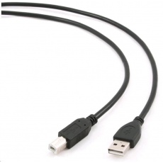 GEMBIRD Kabel USB 2.0 A-B propojovací 3m Professional (černý, zlacené kontakty) GEMBIRD Kabel USB 2.0 A-B propojovací 3m Professional (černý, zlacené kontakty)