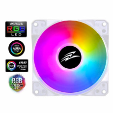 EVOLVEO 12FMW ventilátor 120mm, ARGB ring, bílý rám, master EVOLVEO 12FMW ventilátor 120mm, ARGB ring, bílý rám, master