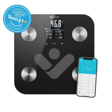 TrueLife FitScale W6 BT - Bioelektrická impedanční bluetooth váha - černá TrueLife FitScale W6 BT - Bioelektrická impedanční bluetooth váha - černá