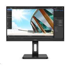 AOC MT IPS LCD WLED 23,8" 24P2Q - IPS panel, 1920x1080, D-Sub, DVI, HDMI, DP, USB, repro, pivot AOC MT IPS LCD WLED 23,8" 24P2Q - IPS panel, 1920x1080, D-Sub, DVI, HDMI, DP, USB, repro, pivot