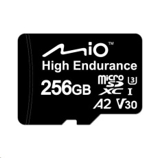 Mio 256 GB microSDXC, V30, U3, A2 paměťová karta Mio 256 GB microSDXC, V30, U3, A2 paměťová karta