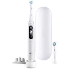 Oral-B iO Series 6s elektrický zubní kartáček, časovač, tlakový senzor, 5 programů, aplikace Oral-B, bílá Oral-B iO Series 6s elektrický zubní kartáček, časovač, tlakový senzor, 5 programů, aplikace Oral-B, bílá