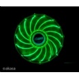 AKASA ventilátor Vegas 120x120x25mm, 1200RPM podsvícený, 15xLED, zelený