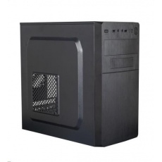 EUROCASE skříň MC X204 EVO black, micro tower, 1x USB 3.0, 2x USB 2.0, bez zdroje EUROCASE skříň MC X204 EVO black, micro tower, 1x USB 3.0, 2x USB 2.0, bez zdroje