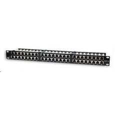 Intellinet Patch Panel, 19", Cat5e, 48-Port, FTP, 1U, Black Intellinet Patch Panel, 19", Cat5e, 48-Port, FTP, 1U, Black