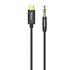 Baseus Yiven Series audio kabel USB-C / 3,5mm Jack 1,2m, černá Baseus Yiven Series audio kabel USB-C / 3,5mm Jack 1,2m, černá
