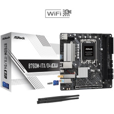 ASRock MB Sc LGA1700 B760M-ITX/D4 WiFi, Intel B760, 2xDDR4, 1xDP, 1xHDMI, mini-ITX ASRock MB Sc LGA1700 B760M-ITX/D4 WiFi, Intel B760, 2xDDR4, 1xDP, 1xHDMI, mini-ITX