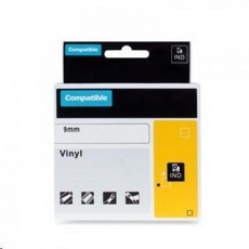 PRINTLINE kompatibilní páska s DYMO 18490, 12mm x 3,5m, černý tisk / žlutý podklad, RHINO, nylonová, flexibilní PRINTLINE kompatibilní páska s DYMO 18490, 12mm x 3,5m, černý tisk / žlutý podklad, RHINO, nylonová, flexibilní