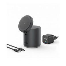Anker PowerWave Mag-Go 2-in-1 Dock Black Anker PowerWave Mag-Go 2-in-1 Dock Black