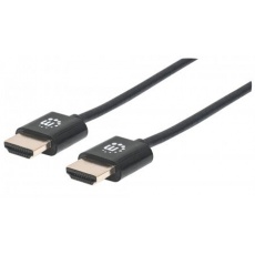 MANHATTAN Ultra-thin High Speed HDMI Cable with Ethernet, HEC, ARC, 3D, 4K, HDMI Male to Male, Shielded, Black, 1,8m MANHATTAN Ultra-thin High Speed HDMI Cable with Ethernet, HEC, ARC, 3D, 4K, HDMI Male to Male, Shielded, Black, 1,8m