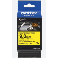 BROTHER smršťovací bužírka - HSE-621E žlutá pro E300VP H300 H500 E550 P700 P750 D800 P900 P950 - 9,0 / 1,6-5,4 / 3:1 BROTHER smršťovací bužírka - HSE-621E žlutá pro E300VP H300 H500 E550 P700 P750 D800 P900 P950 - 9,0 / 1,6-5,4 / 3:1
