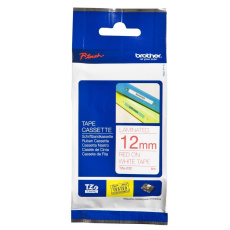 BROTHER TZE232 - kazeta TZ šířky 12mm, laminovaná TZE-232, bílá/červené písmo BROTHER TZE232 - kazeta TZ šířky 12mm, laminovaná TZE-232, bílá/červené písmo