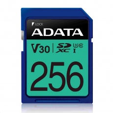 ADATA SDXC karta 256GB Premier Pro UHS-I U3 Class 10 (R:95/W:60 MB/s) ADATA SDXC karta 256GB Premier Pro UHS-I U3 Class 10 (R:95/W:60 MB/s)