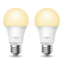 TP-Link Tapo L510E (2-pack) chytrá WiFi stmívatelná LED žárovka (bílá,2700K,806lm,2,4GHz,E27) TP-Link Tapo L510E (2-pack) chytrá WiFi stmívatelná LED žárovka (bílá,2700K,806lm,2,4GHz,E27)