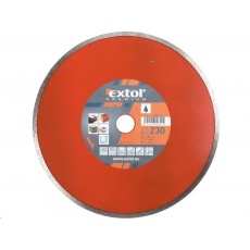 Extol Premium (108735) kotouč diamantový řezný celoobvodový, 230x22,2mm, mokré řezání Extol Premium (108735) kotouč diamantový řezný celoobvodový, 230x22,2mm, mokré řezání
