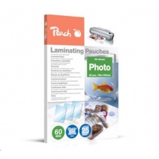 Peach Laminating Pouch Photosize 10x15 cm (106x156 mm), 60mic, S-PP060-20