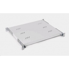 TRITON Police s perforací 19", 1U/750mm, nosnost 80kg, šedá TRITON Police s perforací 19", 1U/750mm, nosnost 80kg, šedá