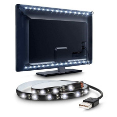 Solight LED pásek pro TV, 100cm, USB, vypínač, studená bílá Solight LED pásek pro TV, 100cm, USB, vypínač, studená bílá