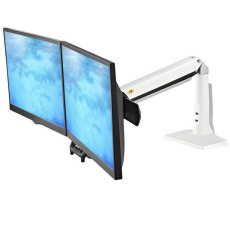 Bílý stolní držák na dva monitory NB F27W Bílý stolní držák na dva monitory NB F27W