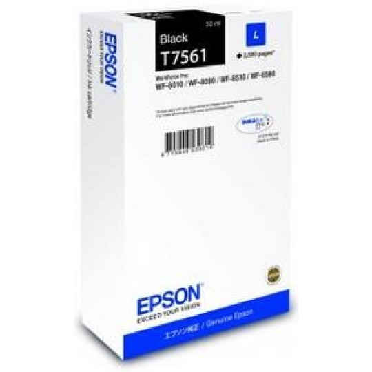 EPSON Ink čer WF-8xxx Series Ink Cartridge L Black - 2500str. (50 ml)