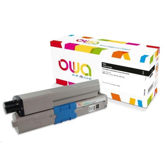 OWA Armor toner pro OKI C301, C321, MC332, MC342, 2200p, 44973536, černá/black