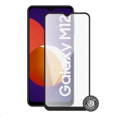 Screenshield ochrana displeje Tempered Glass pro SAMSUNG M127 Galaxy M12 (full COVER), černá Screenshield ochrana displeje Tempered Glass pro SAMSUNG M127 Galaxy M12 (full COVER), černá