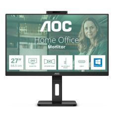 AOC MT IPS LCD WLED 27" Q27P3CW - IPS panel, 2560x1440, 350cd, 2xHDMI, DP, USB-C, 4x USB 3.2, repro, pivot, webcam AOC MT IPS LCD WLED 27" Q27P3CW - IPS panel, 2560x1440, 350cd, 2xHDMI, DP, USB-C, 4x USB 3.2, repro, pivot, webcam