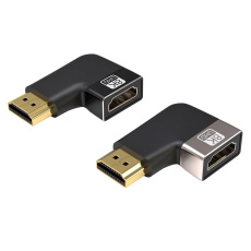 PREMIUMCORD Adaptér spojka 8K HDMI A - HDMI A, F/M, do úhlu 90° - levá PREMIUMCORD Adaptér spojka 8K HDMI A - HDMI A, F/M, do úhlu 90° - levá