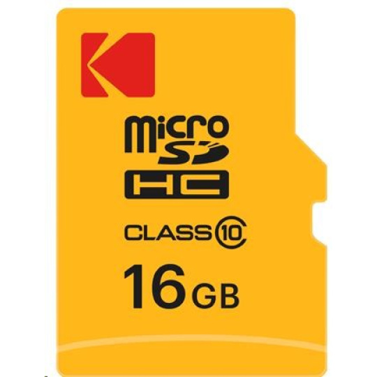 Kodak paměťová micro SD karta 16GB Class10 w/adapter Extra