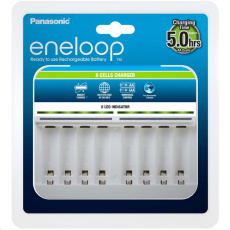 BAZAR - PANASONIC eneloop Nabíječka Smart Quick Charger 8x AA/AAA (bez baterií) doba nabíjení +/- 6-7h BQ-CC63 - Po opra BAZAR - PANASONIC eneloop Nabíječka Smart Quick Charger 8x AA/AAA (bez baterií) doba nabíjení +/- 6-7h BQ-CC63 - Po opra