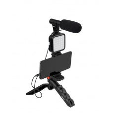 Doerr Vlogging Kit VL-5 Microphone videosvětlo pro SmartPhone Doerr Vlogging Kit VL-5 Microphone videosvětlo pro SmartPhone